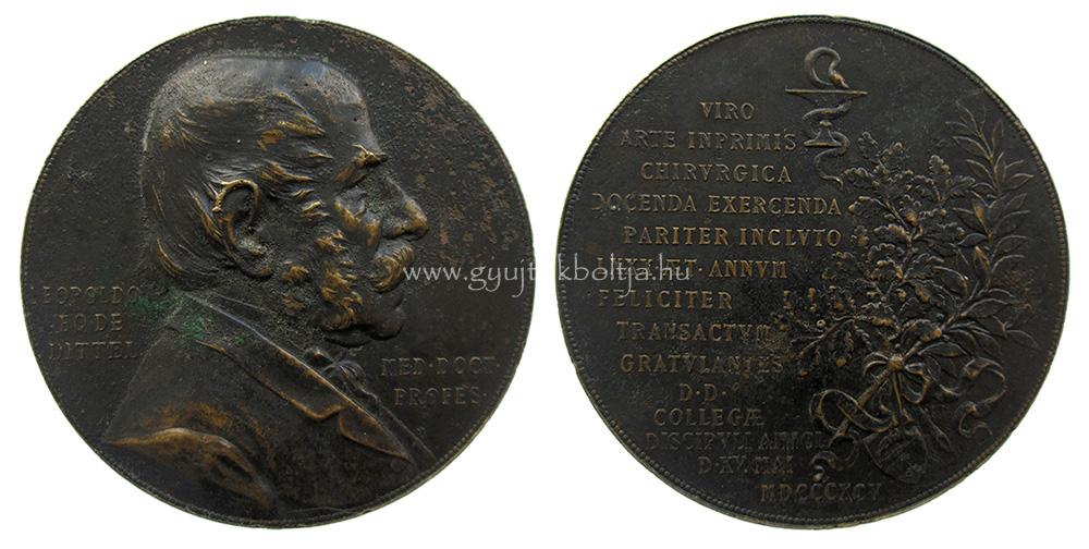 Anton Scharff: Leopold von Dittel sz�let�s�nek 80. �vfordul�j�ra 1895